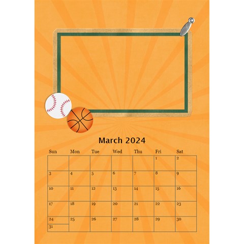Desktop Calendar 6  X 8 5 : Cool Dude By Jennyl Mar 2024