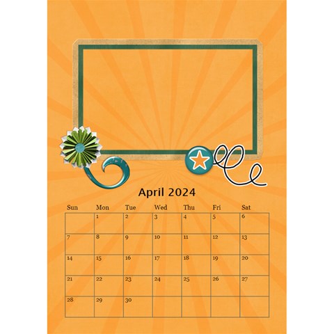Desktop Calendar 6  X 8 5 : Cool Dude By Jennyl Apr 2024