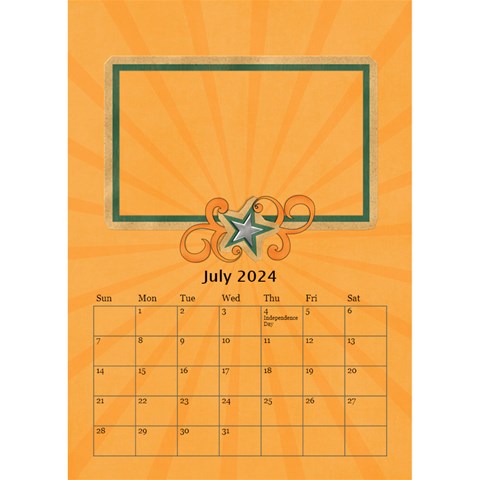 Desktop Calendar 6  X 8 5 : Cool Dude By Jennyl Jul 2024