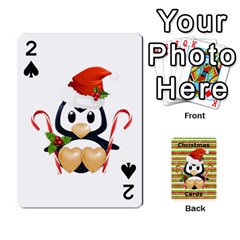 Christmas Cards Stocking Stuffer - Playing Cards 54 Designs (Rectangle)