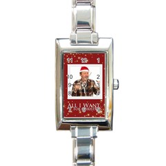 xmas gift - Rectangle Italian Charm Watch