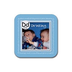 Baby Drink Coaster ABC - Rubber Coaster (Square)
