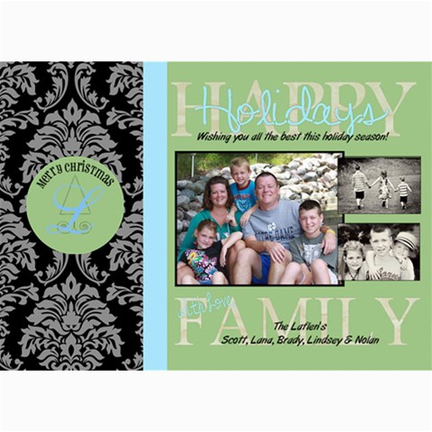 Happy Hoildays Card By Lana Laflen 7 x5  Photo Card - 1
