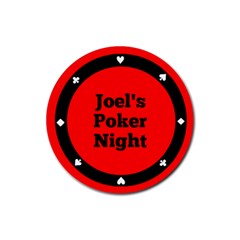 Poker night Coaster - Roulette - Rubber Coaster (Round)
