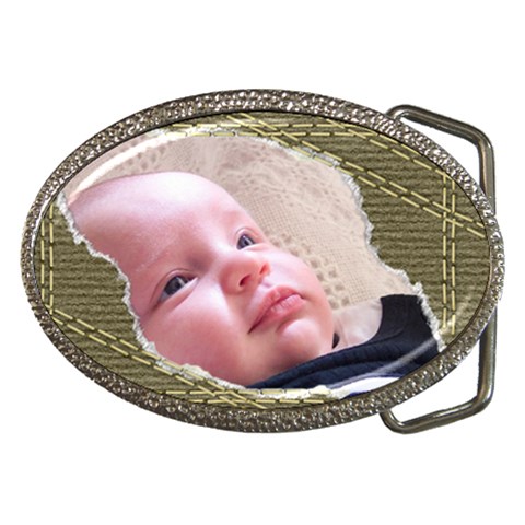 My Son Belt Buckle By Deborah Front