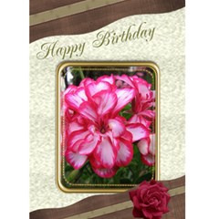 Happy Birthday (any Occasion) 5x7 Card - Greeting Card 5  x 7 