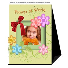flower worlds - Desktop Calendar 6  x 8.5 
