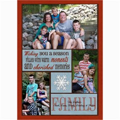 3-photo Family Christmas Card - 5  x 7  Photo Cards
