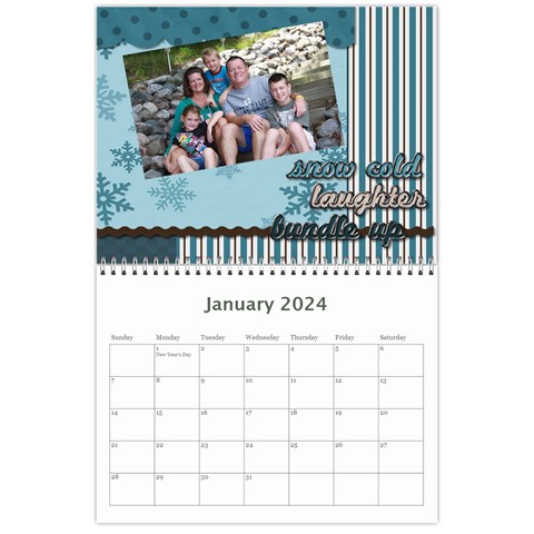 Everyday Calendar By Lana Laflen Jan 2024