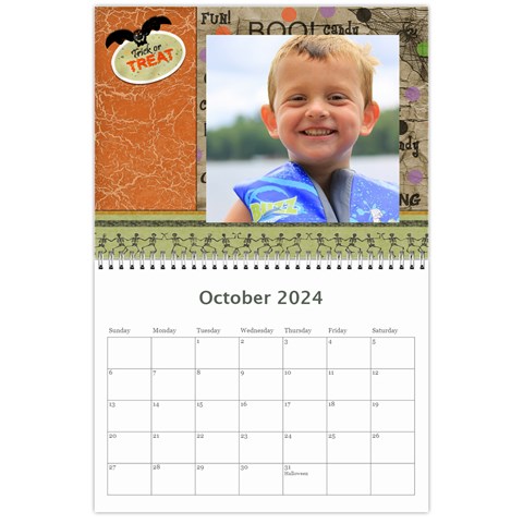 Everyday Calendar By Lana Laflen Oct 2024