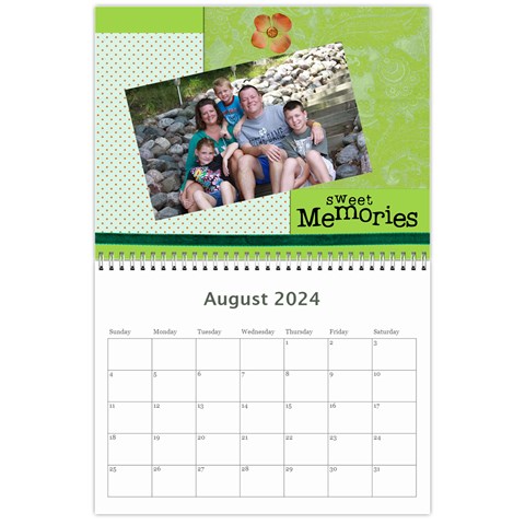 Everyday Calendar By Lana Laflen Aug 2024