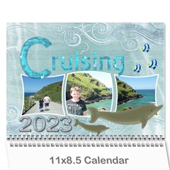 Cruising Marina 12 month Calendar 2024 - Wall Calendar 11  x 8.5  (12-Months)