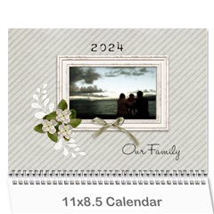 Calendar 11 x 8.5 (12-Months): Family - Wall Calendar 11  x 8.5  (12-Months)
