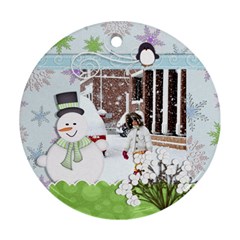 ornament - winter - Ornament (Round)