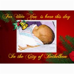 Bethlehem Christmas Photo Card - 5  x 7  Photo Cards