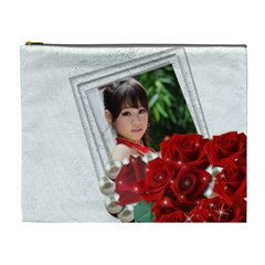 Framed with Roses (XL) cosmetic Bag - Cosmetic Bag (XL)
