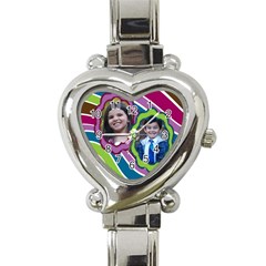 heart watch - Heart Italian Charm Watch