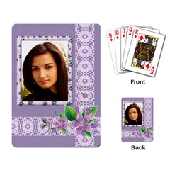 Shades of Violet Playing Cards - Playing Cards Single Design (Rectangle)
