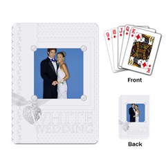 white wedding - Playing Cards Single Design (Rectangle)