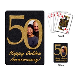 50th Anniversary/wedding-playing cards - Playing Cards Single Design (Rectangle)