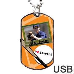 Baseball usb 2 sides - Dog Tag USB Flash (Two Sides)