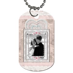 Pretty Lace Dog Tag (2 Sides) - Dog Tag (Two Sides)