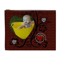 Red Love XL Cosmetic Bag - Cosmetic Bag (XL)