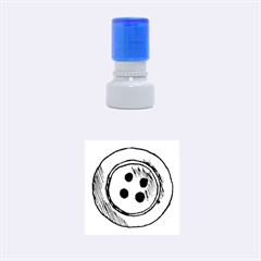 Button Stamp - Rubber Stamp Round (Small)