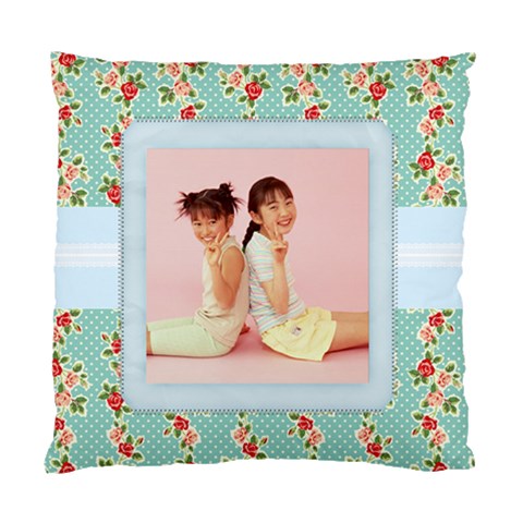Floral Fest Cushion Pillow By Happylemon Front