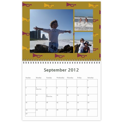 New Calendar 2012 By Helen Sep 2012