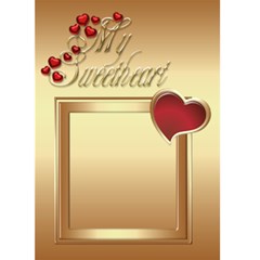 Valentine SweetHeart card (5x7) - Greeting Card 5  x 7 