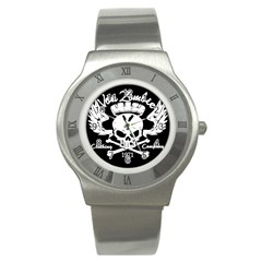 Zombie King Mark Black : Steel Watch - Stainless Steel Watch