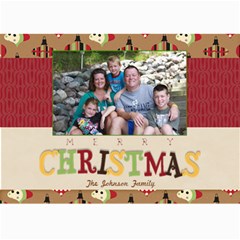Merry Christmas 5x7 - 5  x 7  Photo Cards