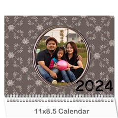 2024 Happy Family 11x8.5 - you - Wall Calendar 11  x 8.5  (12-Months)