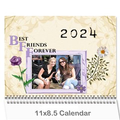 Best Friends Forever Calendar (12 Month) - Wall Calendar 11  x 8.5  (12-Months)