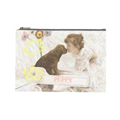 Puppy Love Cosmetic - Cosmetic Bag (Large)