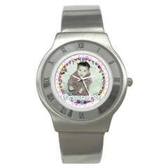 I love my little cupcake watch - Stainless Steel Watch