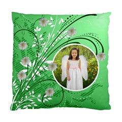 Green Floral Cushion Case two sides - Standard Cushion Case (Two Sides)