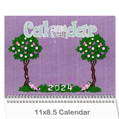 2024 My imagination 12 month calendar - Wall Calendar 11  x 8.5  (12-Months)