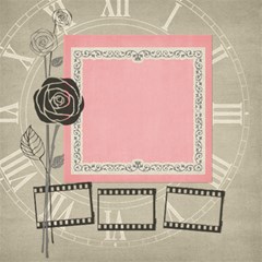 Tattoo Roses Kit Pages - ScrapBook Page 12  x 12 
