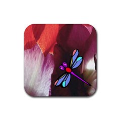 Dragonfly 2 - Rubber Coaster (Square)