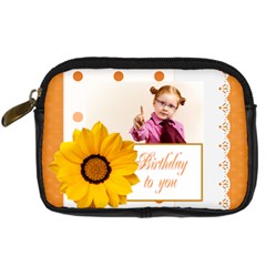 happy birthday - Digital Camera Leather Case