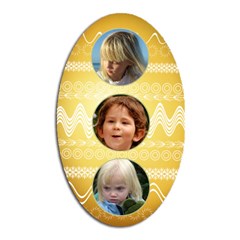 Diet Easter magnet Gold - Magnet (Oval)