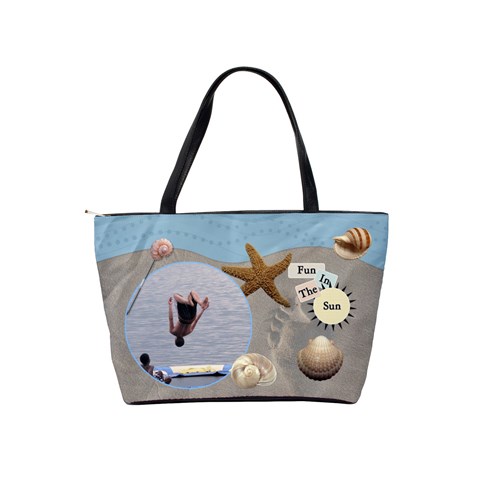 Sea Shells Classic Shoulder Handbag By Lil Back