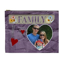 Family Purple XL Cosmetic Bag - Cosmetic Bag (XL)