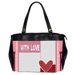 with love - Oversize Office Handbag (2 Sides)