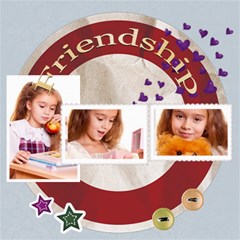 friendship - ScrapBook Page 8  x 8 