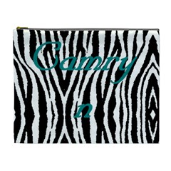 Camryn zebra bag - Cosmetic Bag (XL)