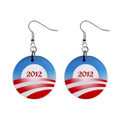 Obama 2012 Earrings - Mini Button Earrings