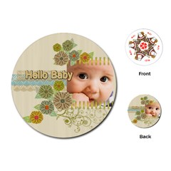 baby boy - Playing Cards Single Design (Round)